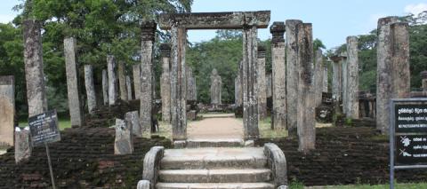 Ruined Temple in Sri Lanka